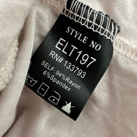 POL Tank Top Shirt Womens Small Pink Casual Minimalist Soft Stretch Zipper - Picture 6 of 10